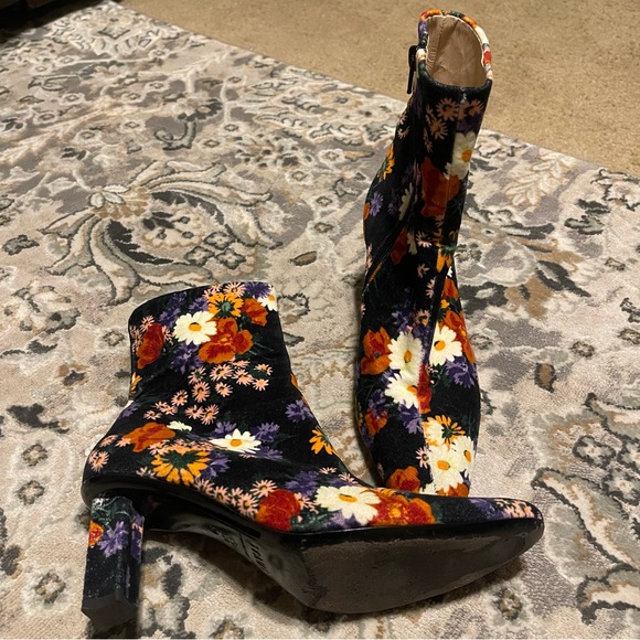 STAUD Floral Ankle Boots - Multicolor - Picture 10 of 10